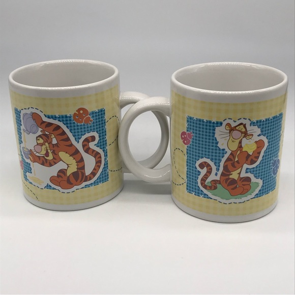 Disney Tigger Coffee Mugs Set of 2 - Picture 3 of 10